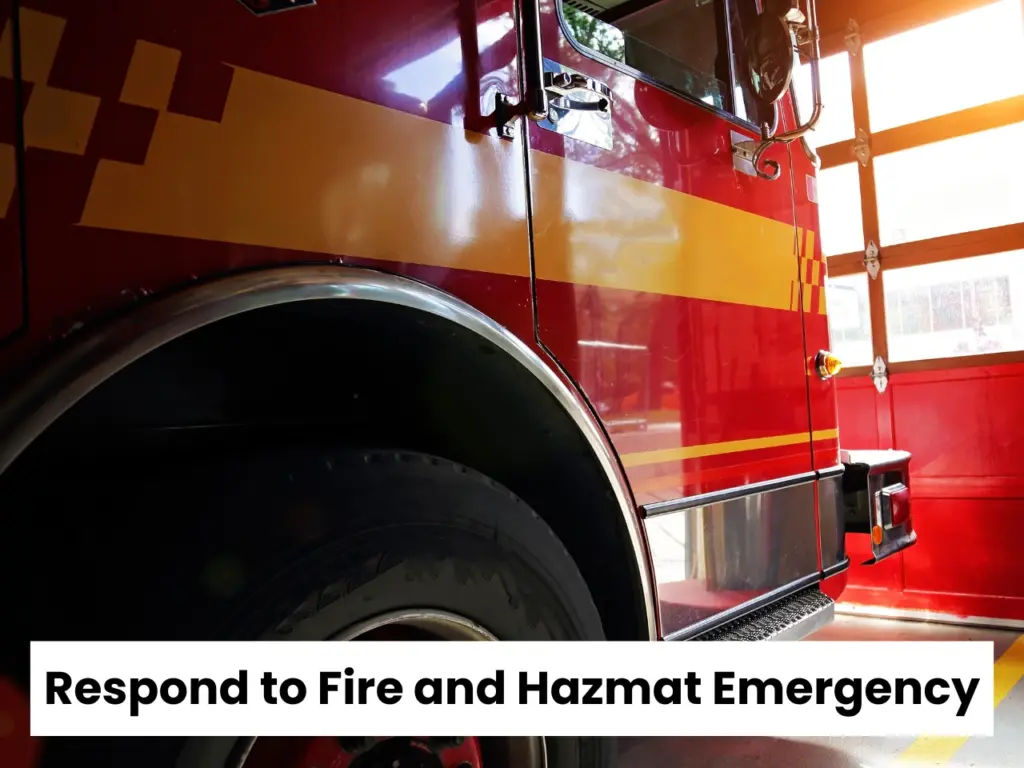 WSQ Respond to Fire and Hazmat Emergency