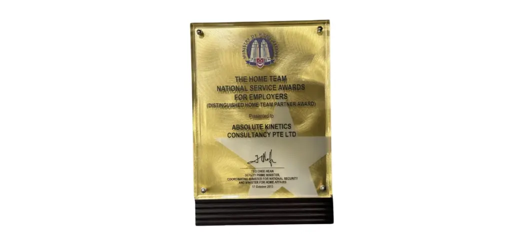 The Home Team Distinguished Home Team Partner Award (2013)​